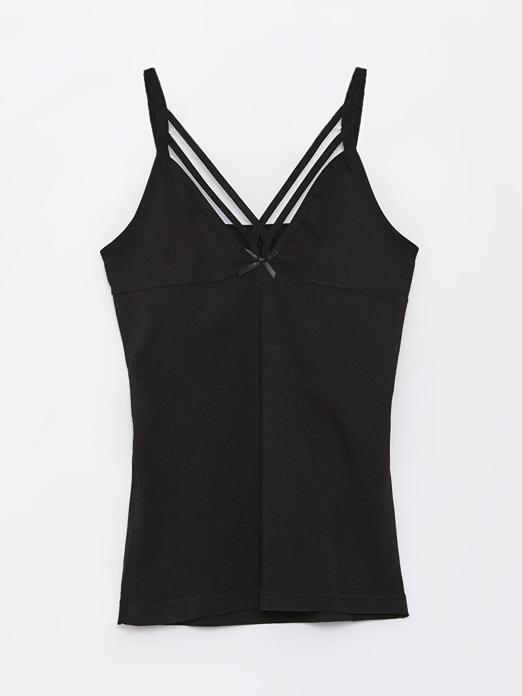 Siyah Askılı Kadın Atlet