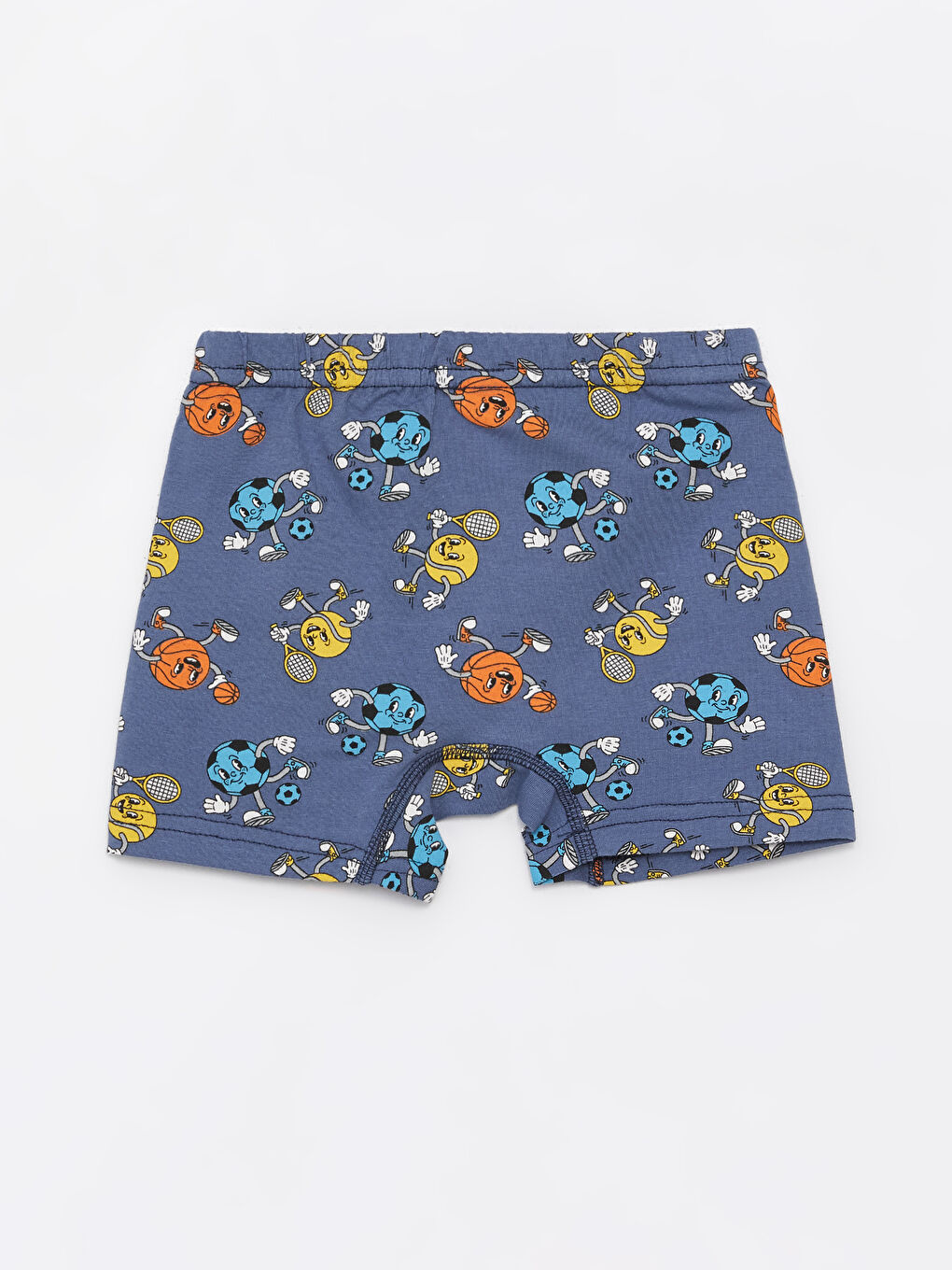 İndigo Bisiklet Yaka Desenli Erkek Bebek İç Giyim Takım-4