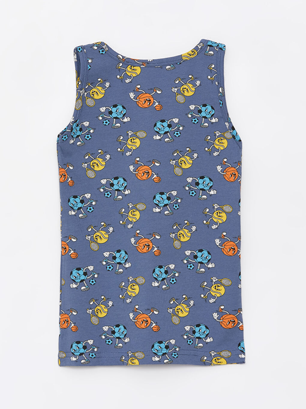 İndigo Bisiklet Yaka Desenli Erkek Çocuk İç Giyim Takım-3