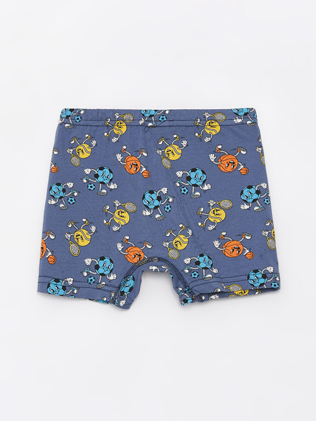 İndigo Bisiklet Yaka Desenli Erkek Çocuk İç Giyim Takım-4