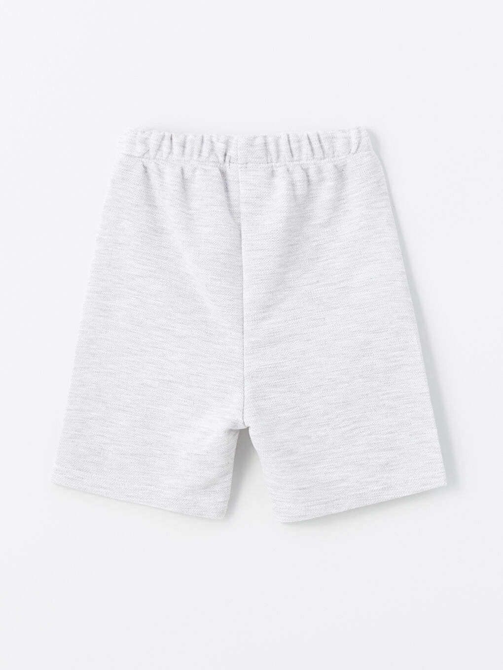 Lila Bisiklet Yaka Kısa Kollu Baskılı Erkek Bebek Tişört ve Şort 2'li Takım-4