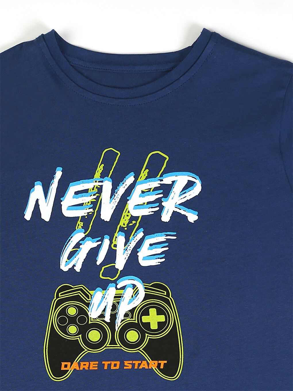 İndigo Bisiklet Yaka Erkek Bebek Pijama Takımı-3