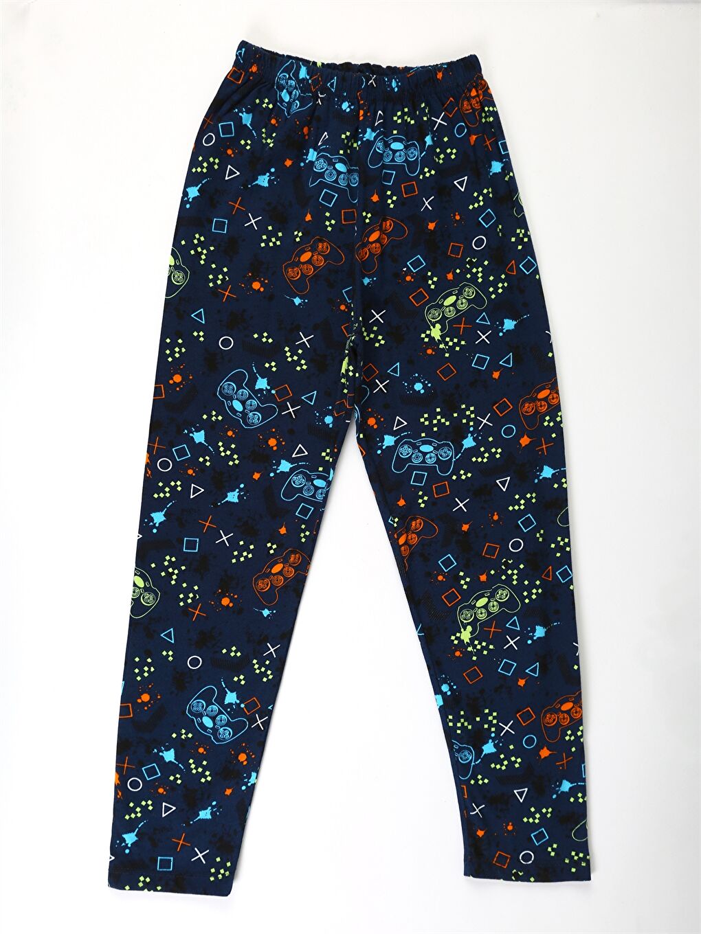 İndigo Bisiklet Yaka Erkek Bebek Pijama Takımı-4