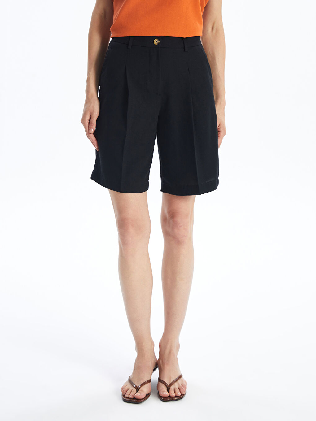 Comfortable Fit Women's Shorts -S4M615Z8-CVL