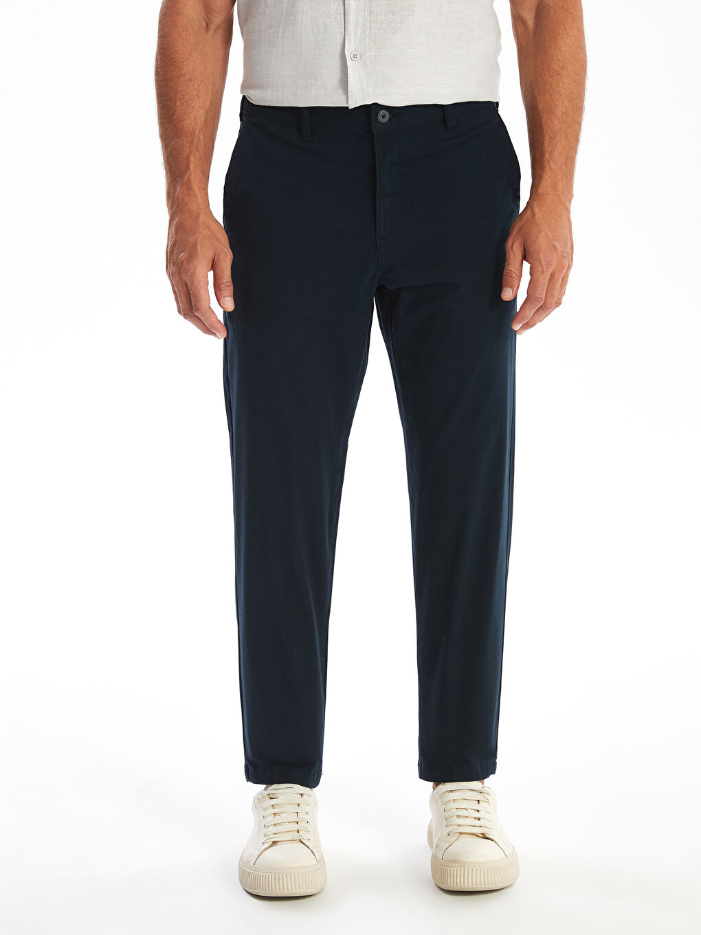 LCWAIKIKI Classic Slim Fit Men's Chino Trousers -S4M655Z8-KN7