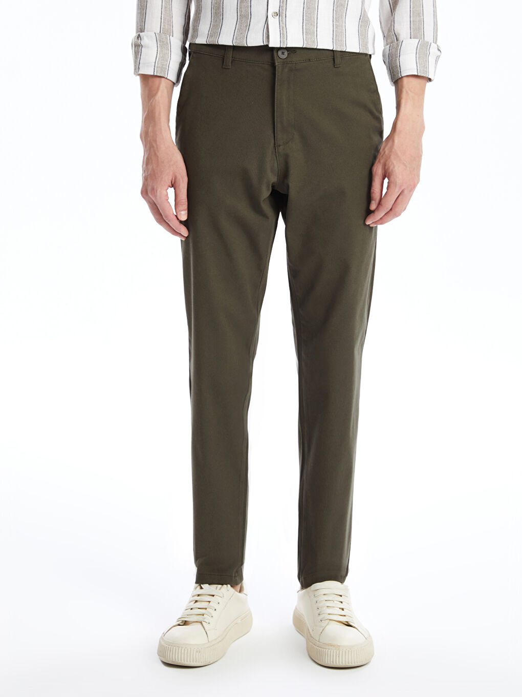 LCWAIKIKI Classic Λεπτή Εφαρμογή Ανδρικά Παντελόνια Chino -S4M655Z8-VDU