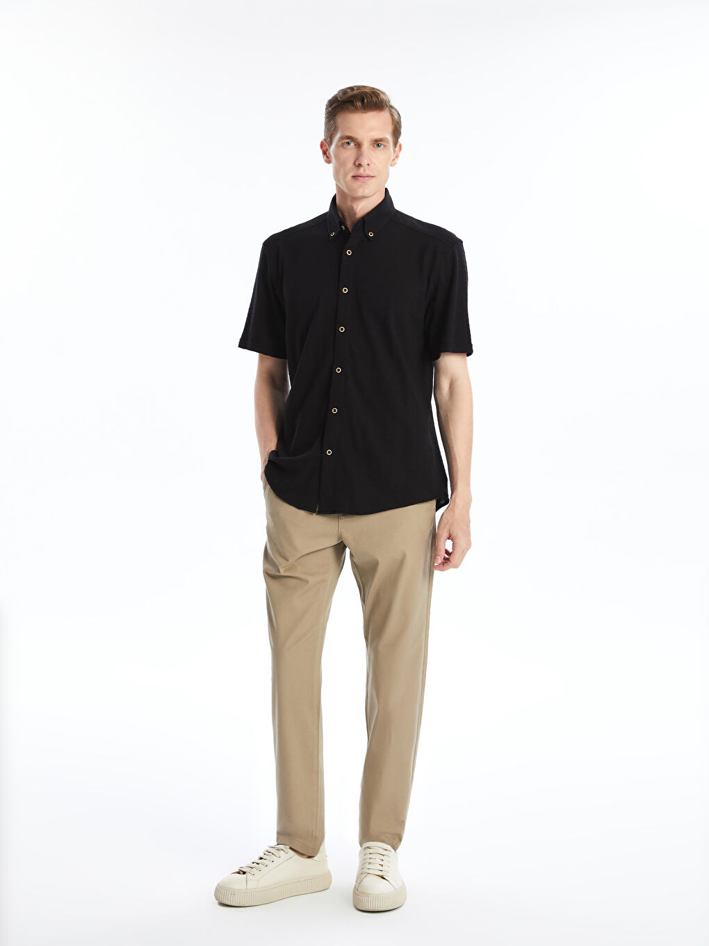LCWAIKIKI Classic Λεπτή Εφαρμογή Ανδρικά Παντελόνια Chino -S4M655Z8-YAA