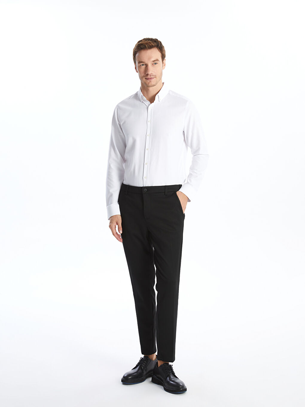 LC WAIKIKI Slim Fit Men's Chino Trousers -S4M657Z8-CVL