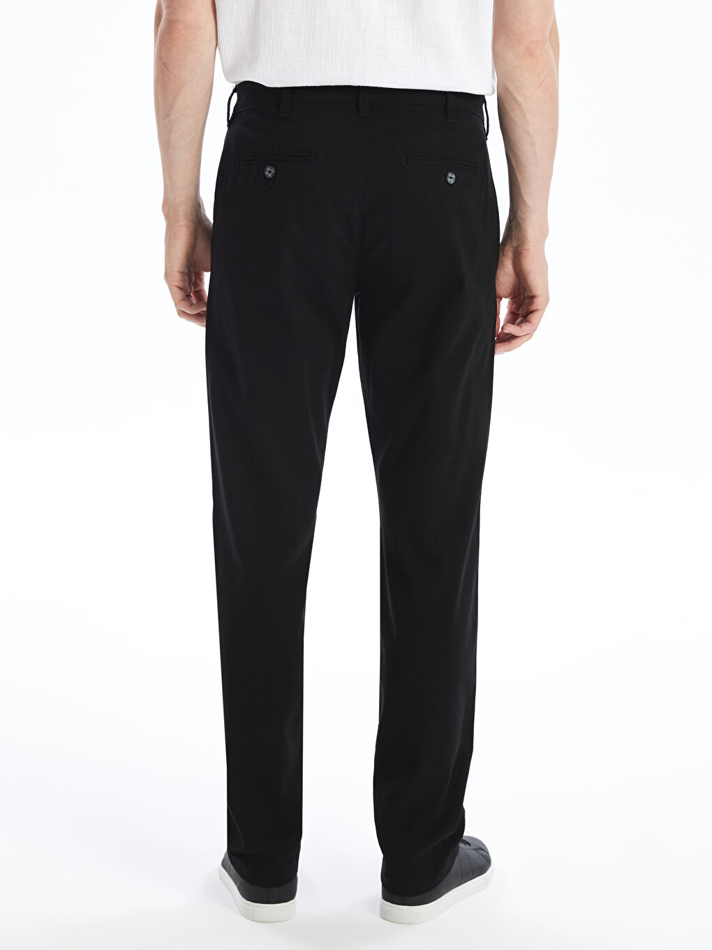 Классический крой габардин мужские брюки-3