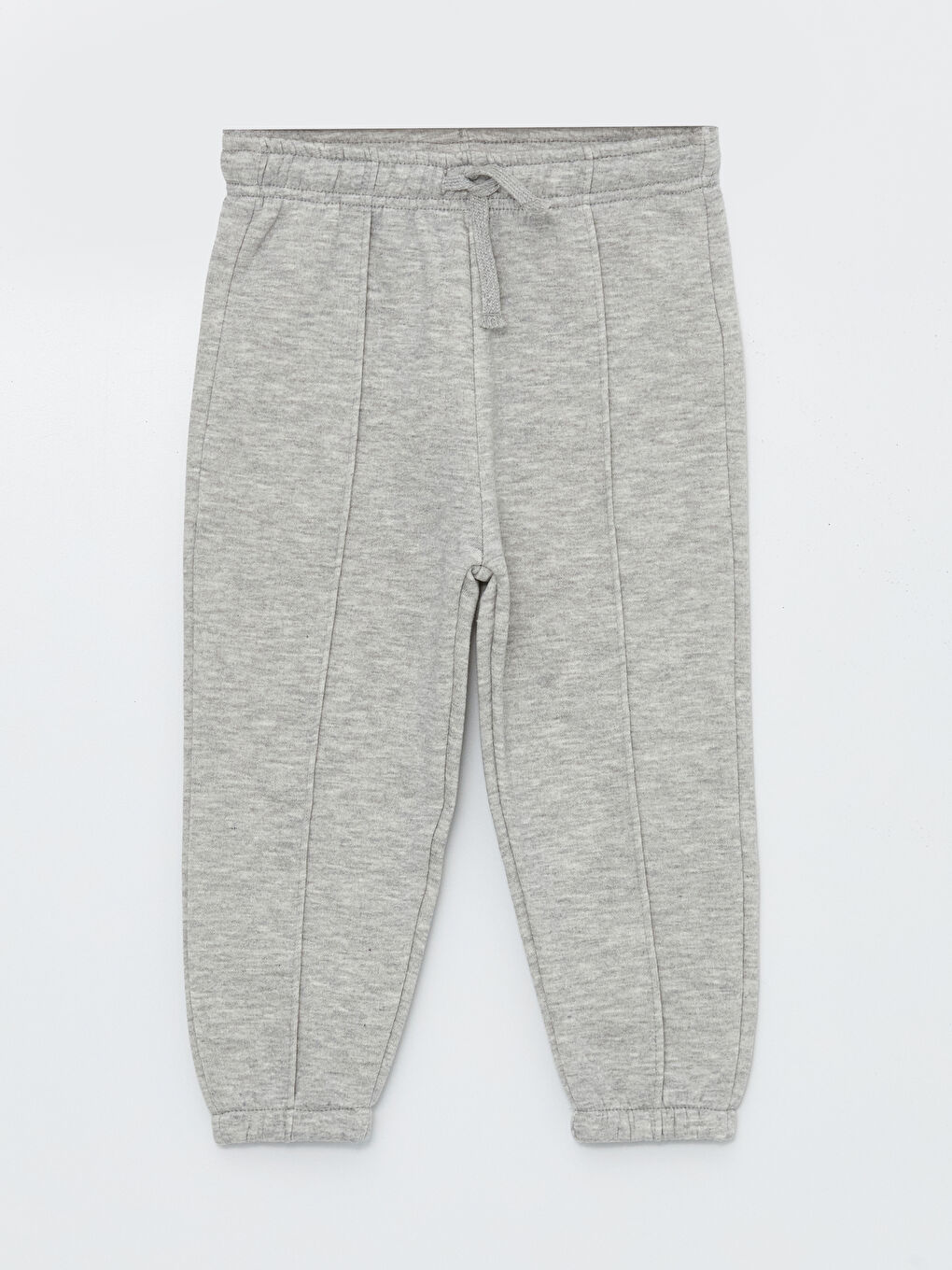 Gri Beli Lastikli Basic Erkek Bebek Jogger Eşofman Altı