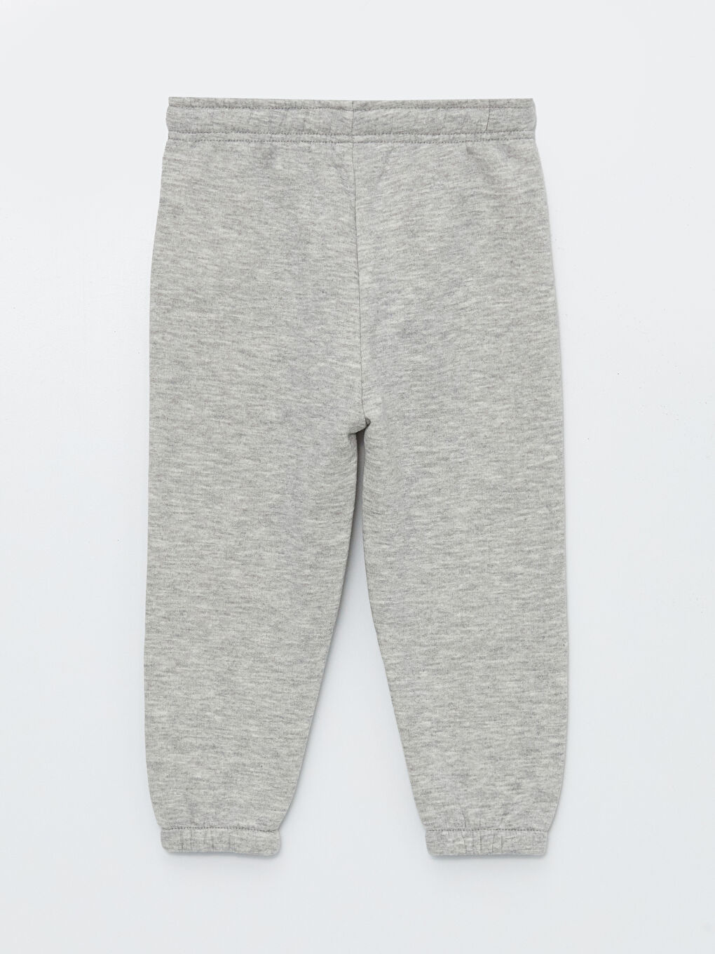 Gri Beli Lastikli Basic Erkek Bebek Jogger Eşofman Altı-1
