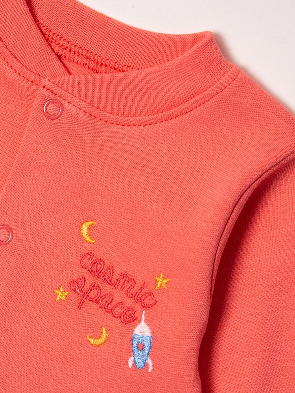Bebetto Kirmizi Bisiklet Yaka Erkek Bebek Pijama Takımı - 2