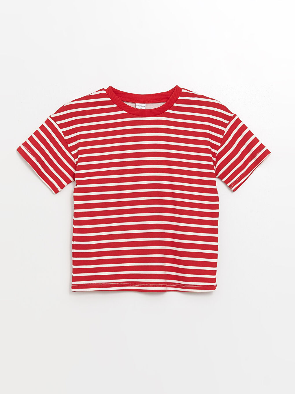 Kırmızı Bisiklet Yaka Erkek Bebek Tişört ve Şort 2'li-1