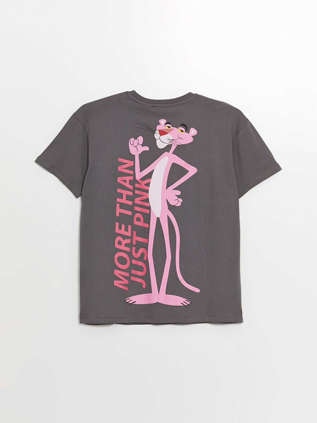 Crew Neck Pink Panther Printed Short Sleeve Women's T-Shirt -S4M966Z8-H0H