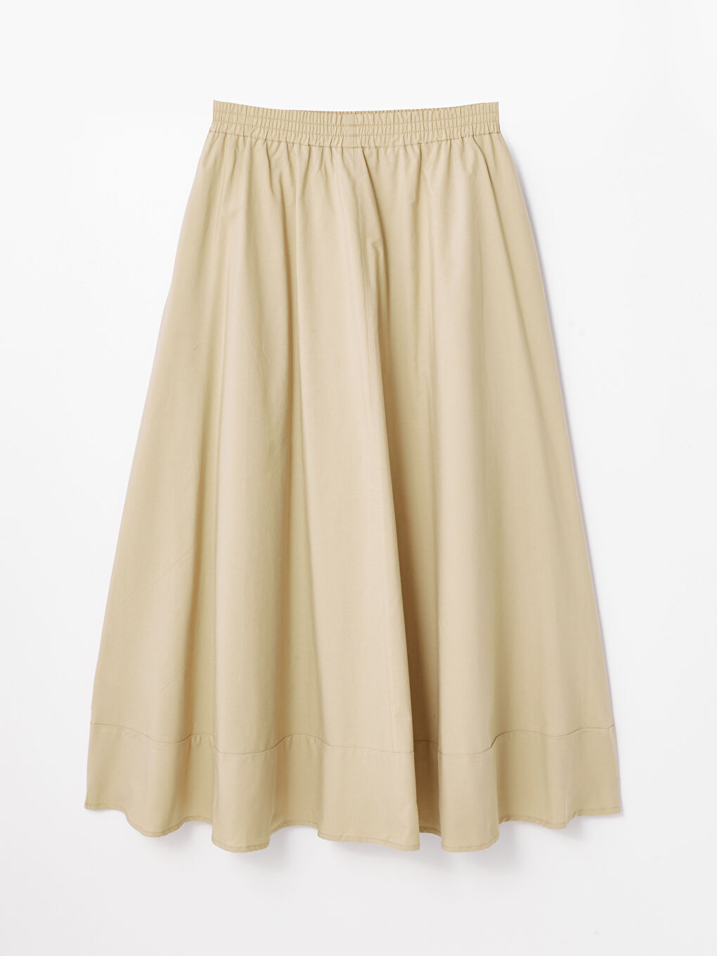 Women's Flared Straight Skirt With Elastic Waist -S4MA46Z8-GDQ