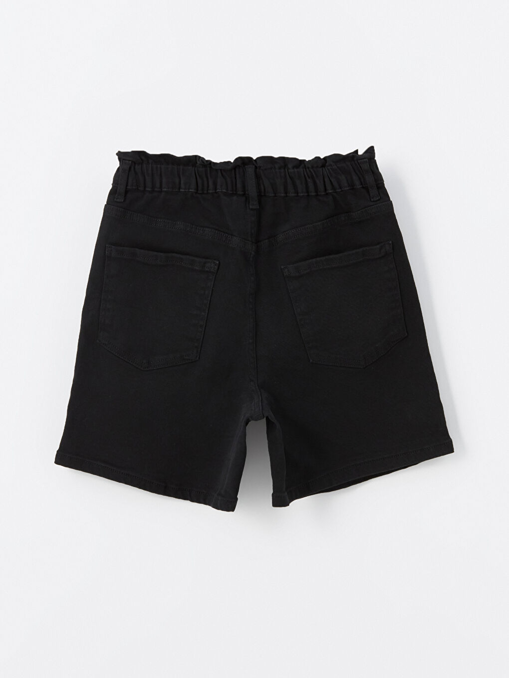 Women's Straight Elastic Waist Jean Shorts -S4MA48Z8-J0F