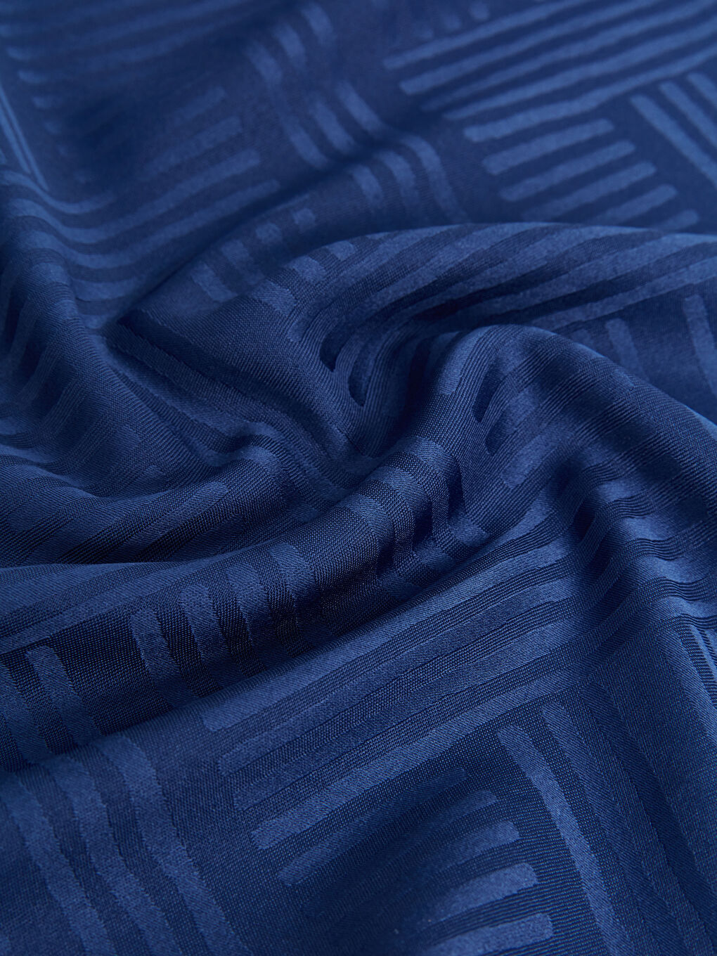 Lacivert Düz Dokuma Kadın Şal-2