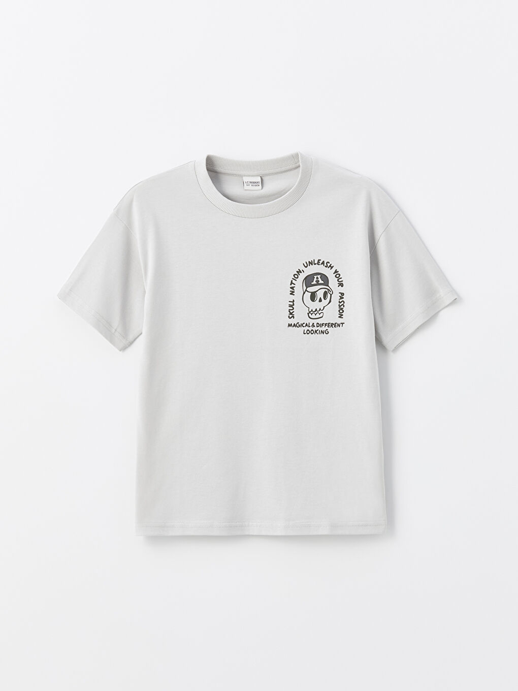 Relaxed Fit Crew Neck Boys' T-Shirt -S4MA53Z4-G5K