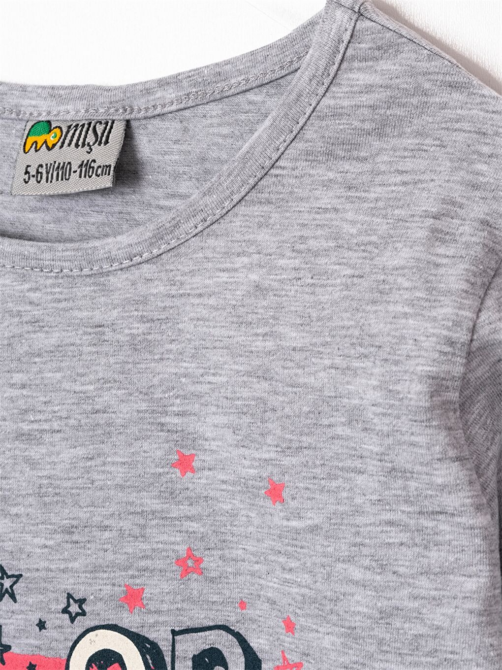 Gri Melanj Tişört-2