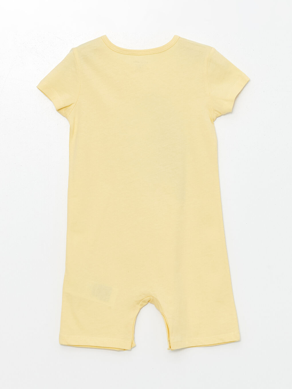 მრგვალი საყელო მოკლე სახელო ნაბეჭდი ბიჭებისთვის კომბინიზონი-1