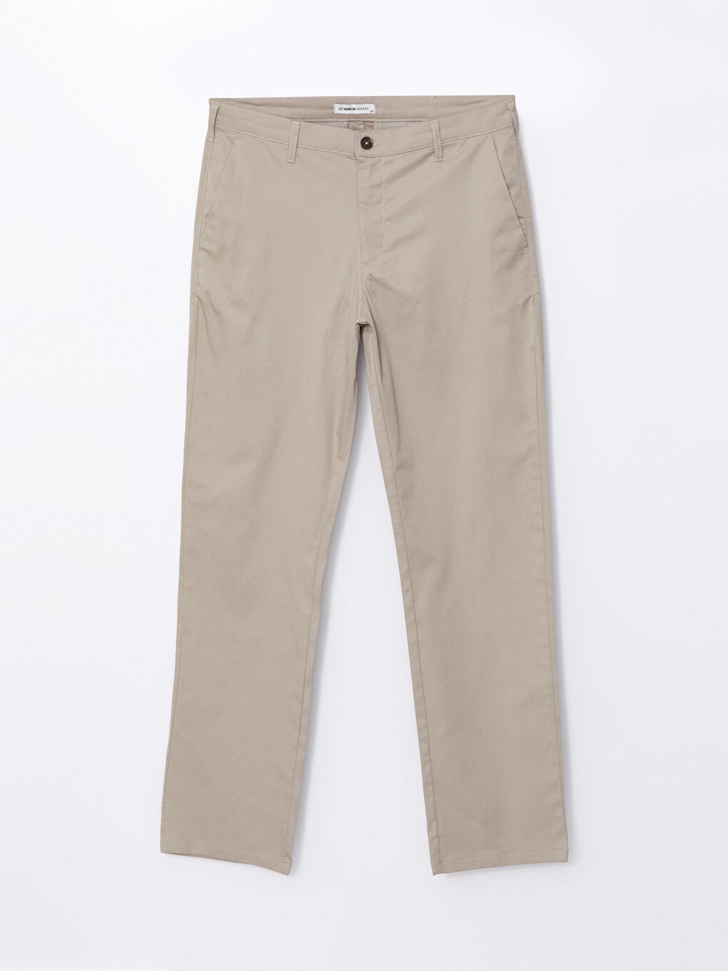 LCWAIKIKI Classic Bej Standart Kalıp Erkek Chino Pantolon - 4