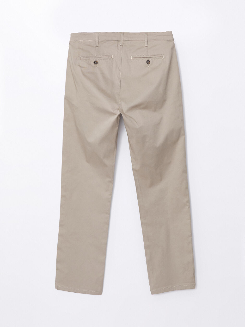 LCWAIKIKI Classic Bej Standart Kalıp Erkek Chino Pantolon - 5