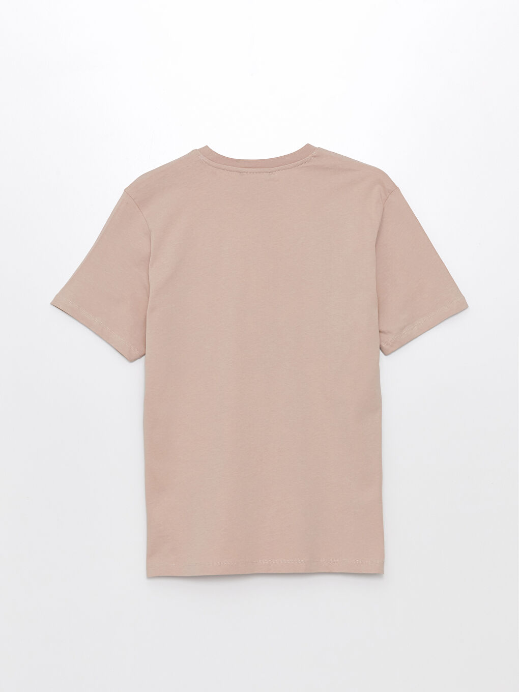 მრგვალი საყელო მოკლე სახელო ნაბეჭდი კომბინირებული ბამბის მამაკაცის მაისური-5