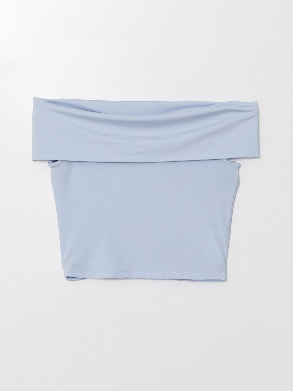 Women's Slash Neck Plain Crop -S4MB78Z8-Y8F