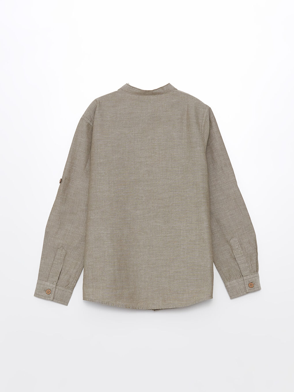 Hakim Yaka Uzun Kollu Erkek Çocuk Gömlek-1