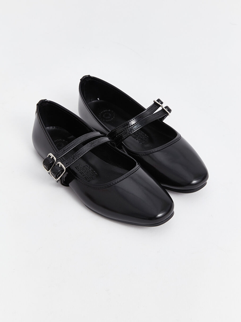 Leather Look Woman Flat Shoes -S4MC66Z8-HUC