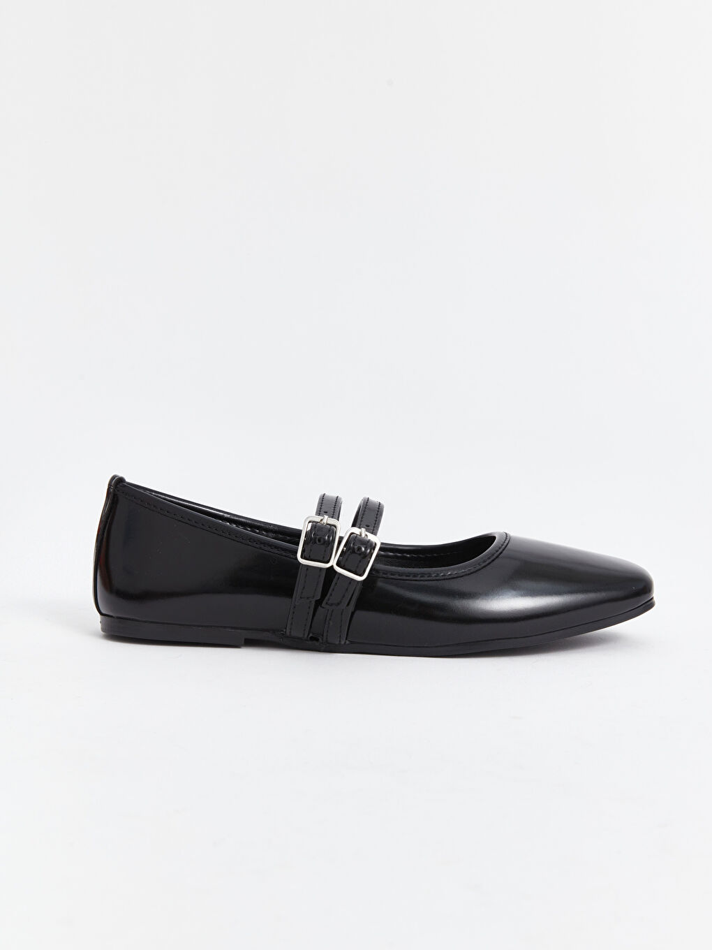 Leather Look Woman Flat Shoes -S4MC66Z8-HUC
