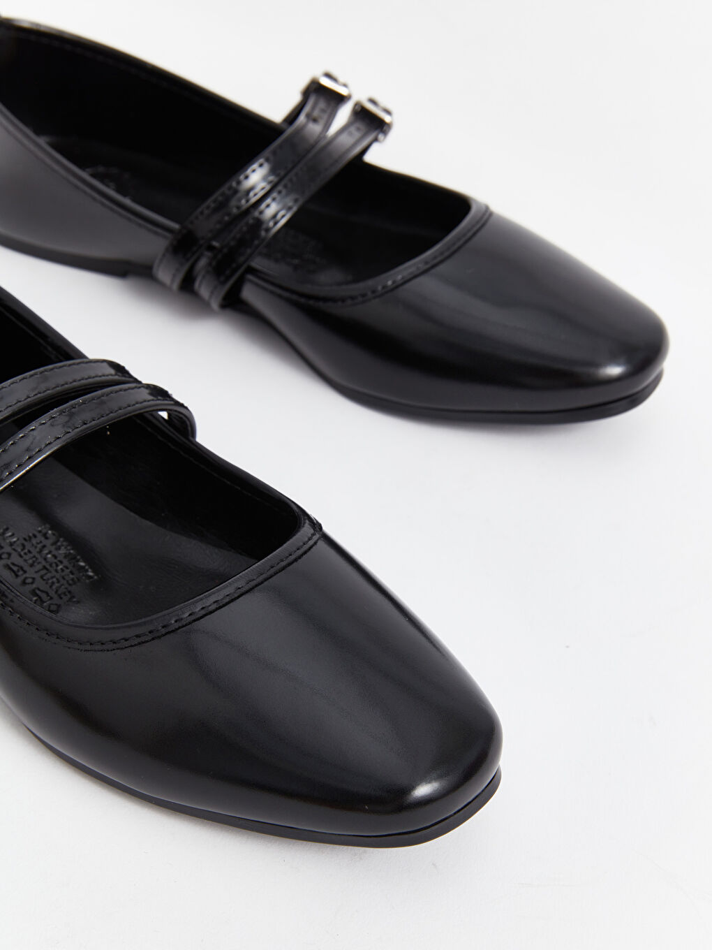 Leather Look Woman Flat Shoes -S4MC66Z8-HUC