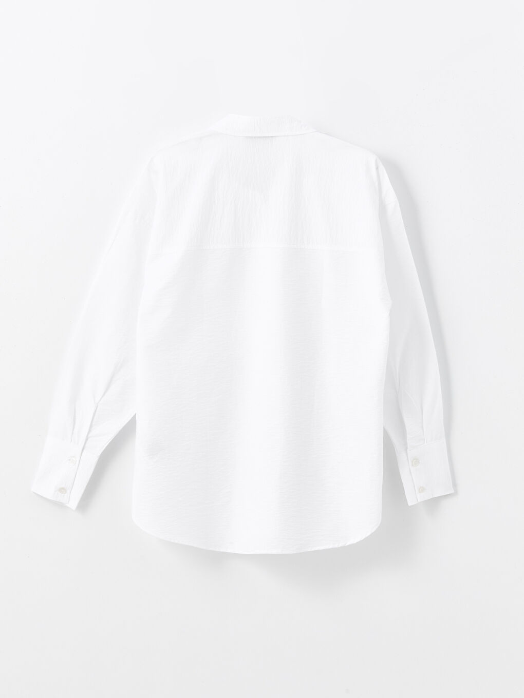 Plain Long Sleeve Oversize Women's Shirt -S4MC90Z8-Q6K