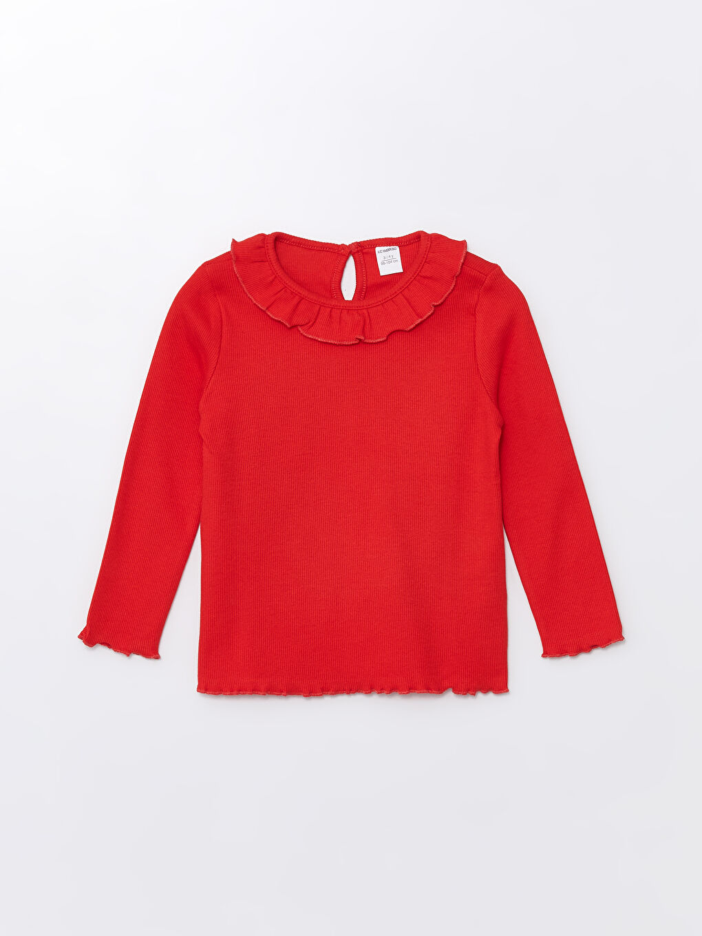 Crew Neck Long Sleeve Baby Girl T-Shirt -S4MD32Z1-GYE