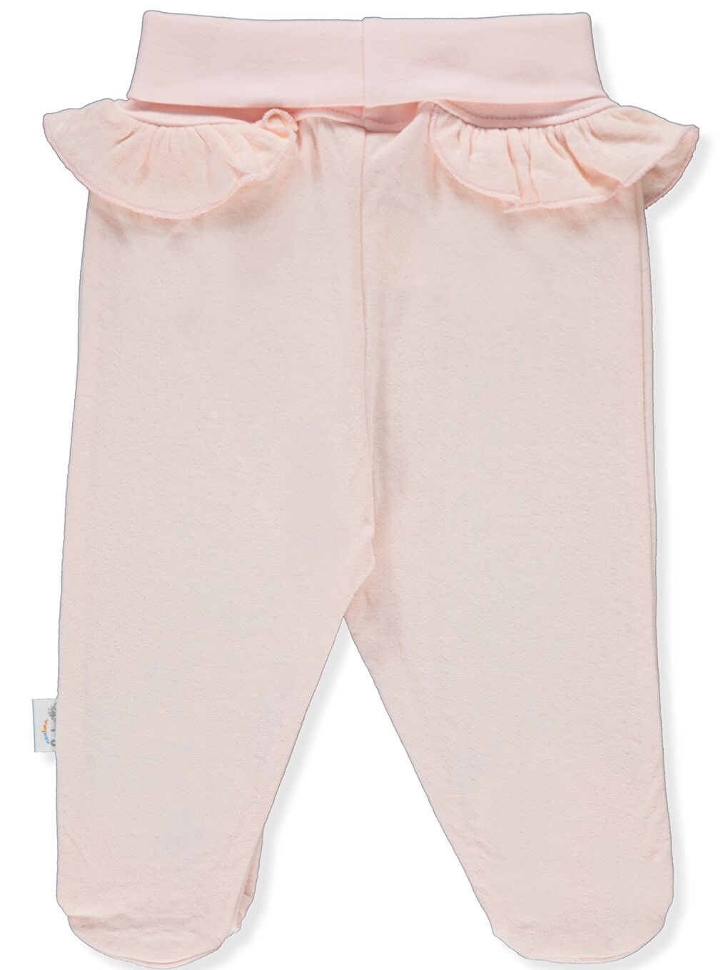 Bebetto Pembe Beli Lastikli Baskılı Kız Bebek Pijama Alt - 1