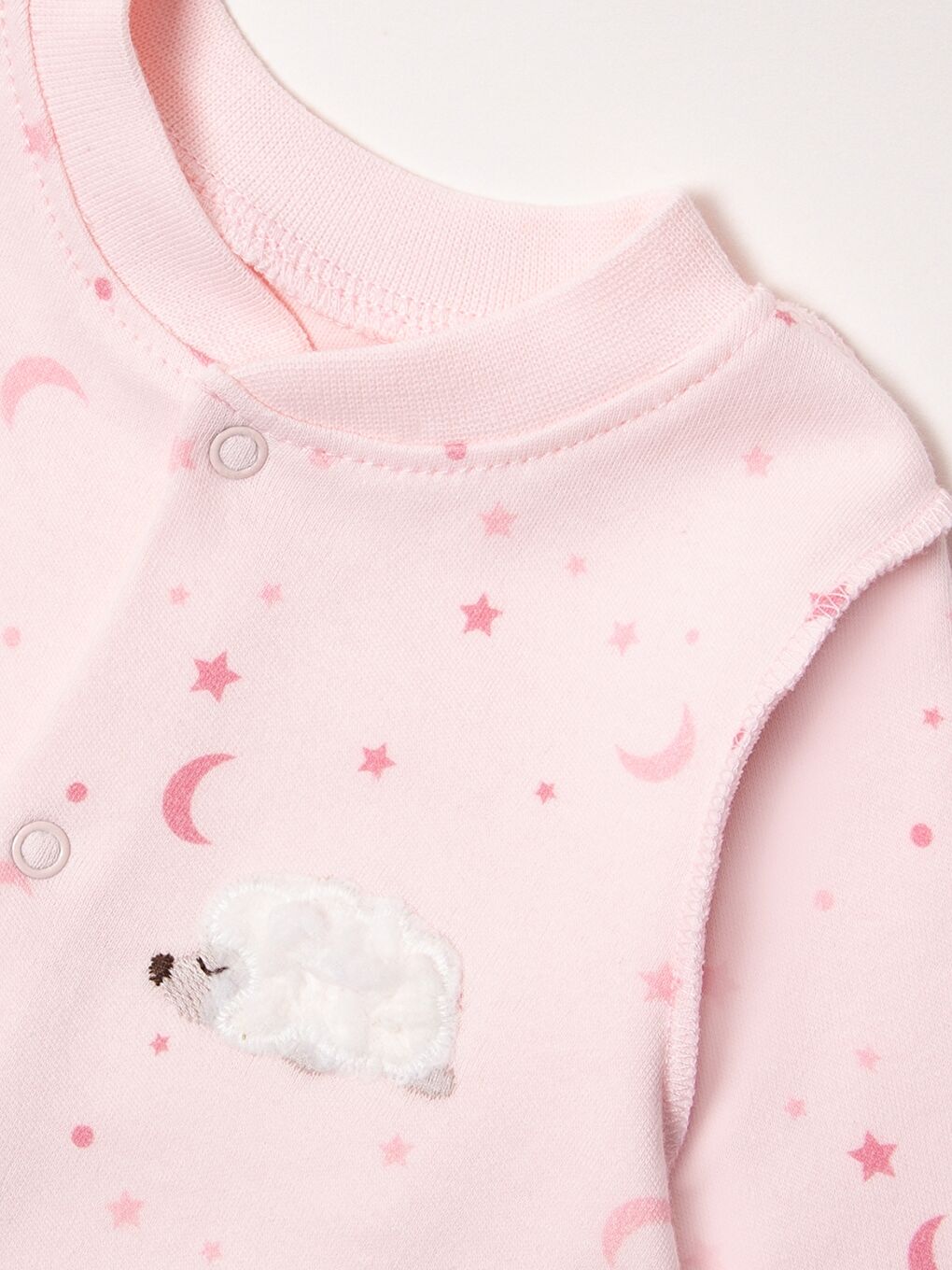 Pembe Bisiklet Yaka Kız Bebek Tulum-2