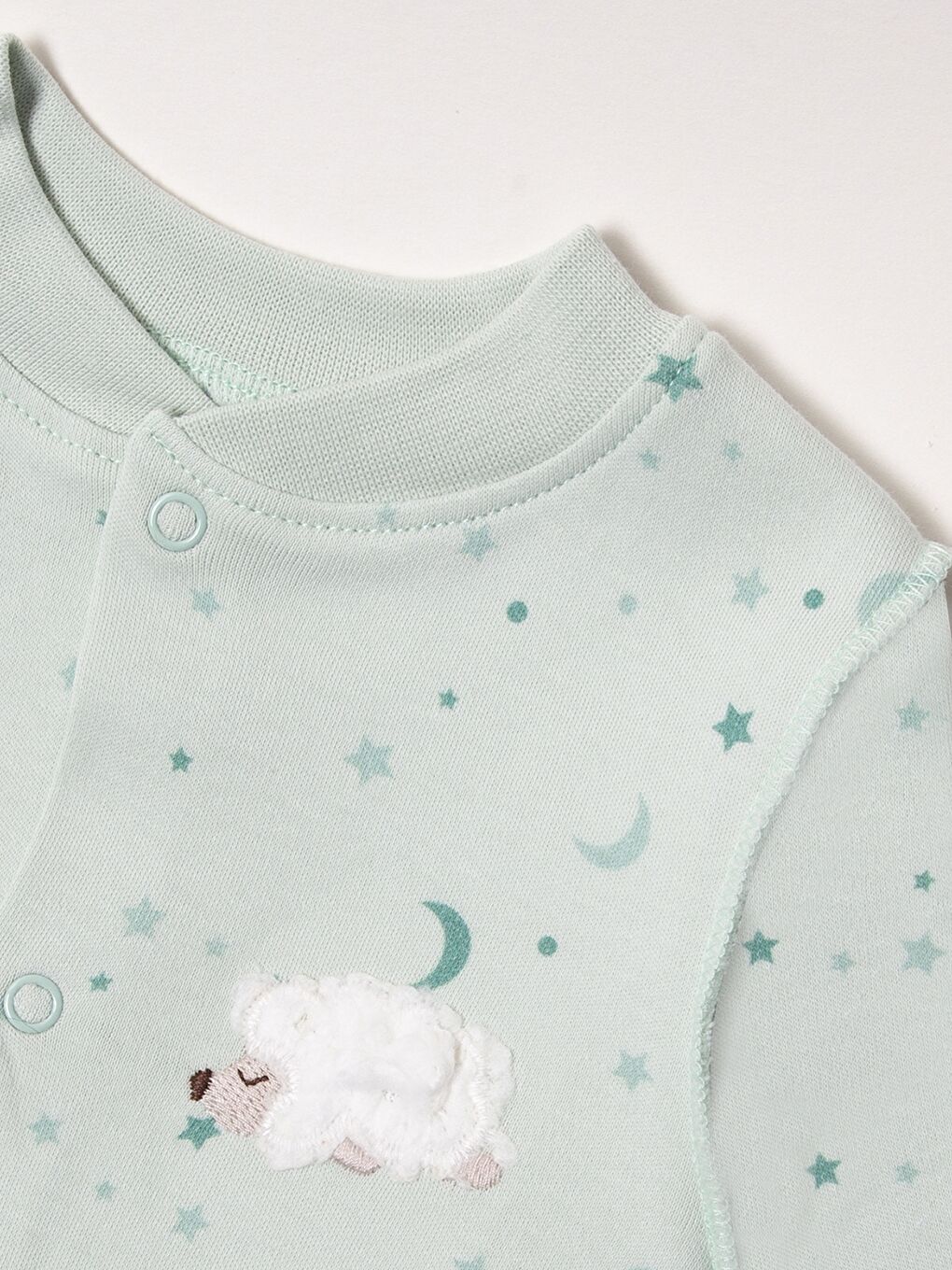 Yeşil Bisiklet Yaka Kız Bebek Tulum-2