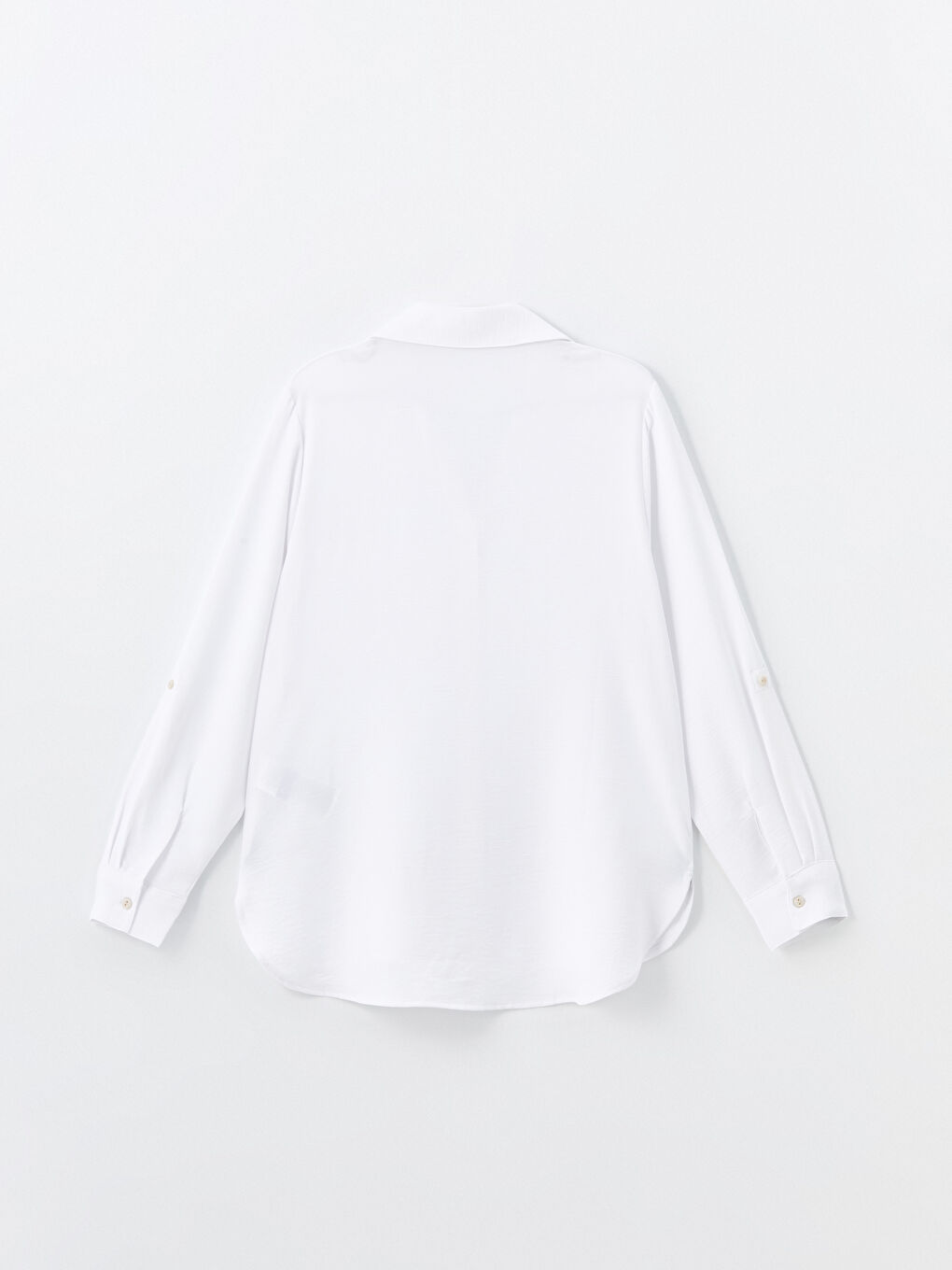 Plain Long Sleeve Women's Shirt -S4ME75Z8-EEW