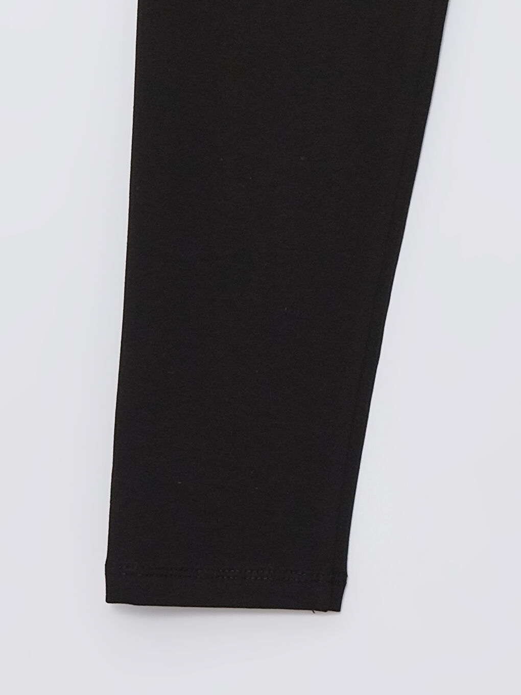 Siyah Beli Lastikli Kız Çocuk Tayt-2