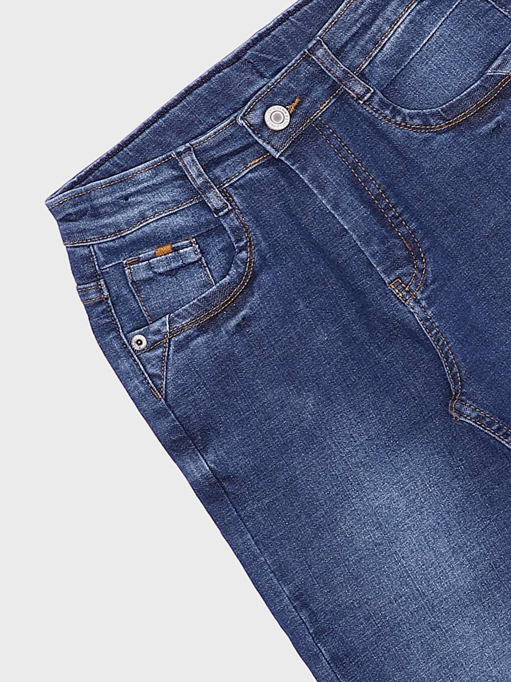 جينز للأولاد بخصر مرن قابل للتعديل-2