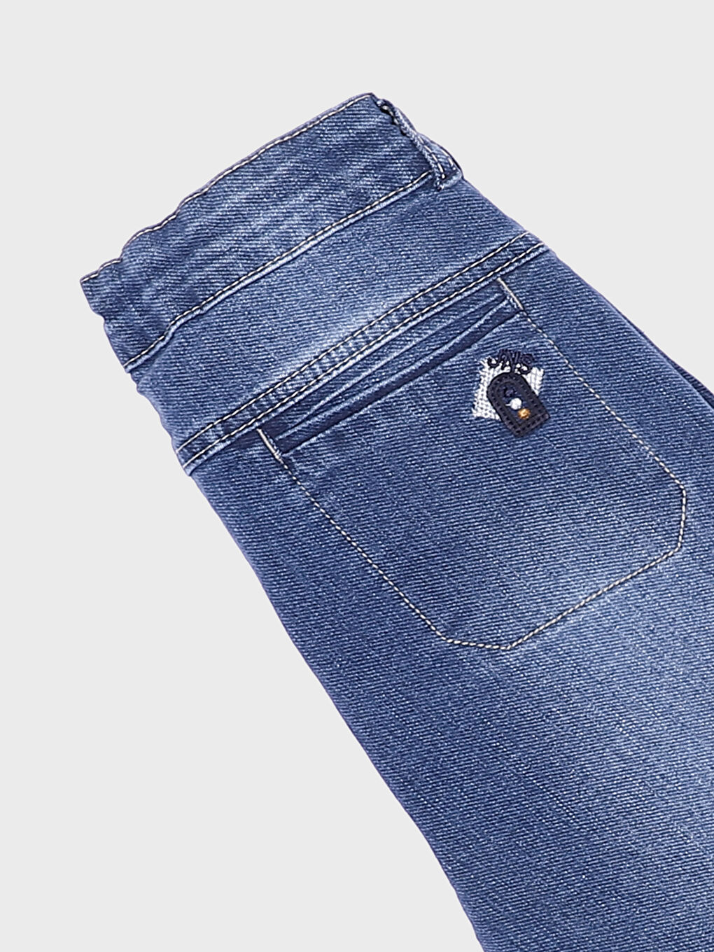 جينز للأولاد بخصر مرن قابل للتعديل-3