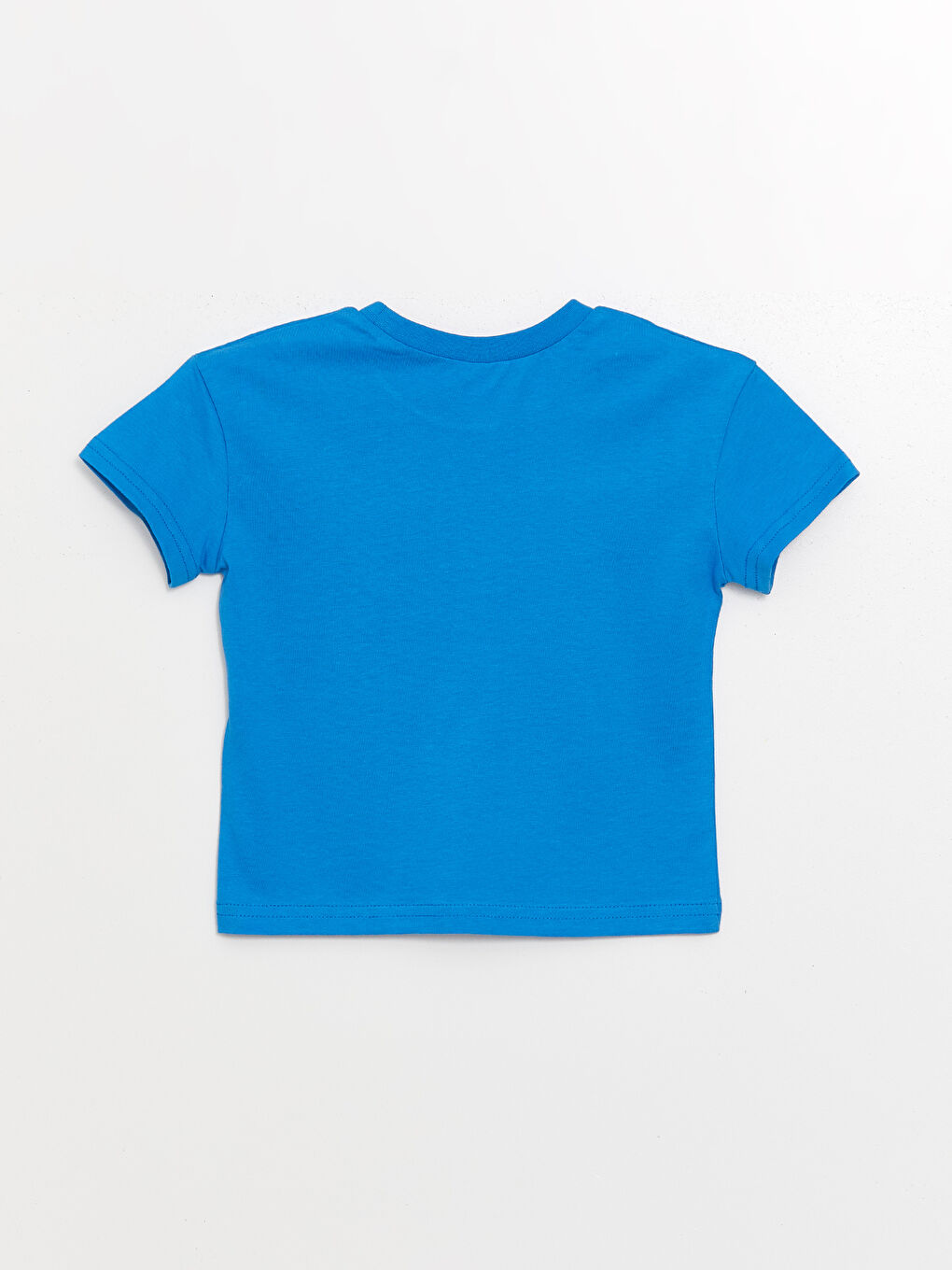 Mavi Bisiklet Yaka Kısa Kollu Baskılı Erkek Bebek Tişört-1