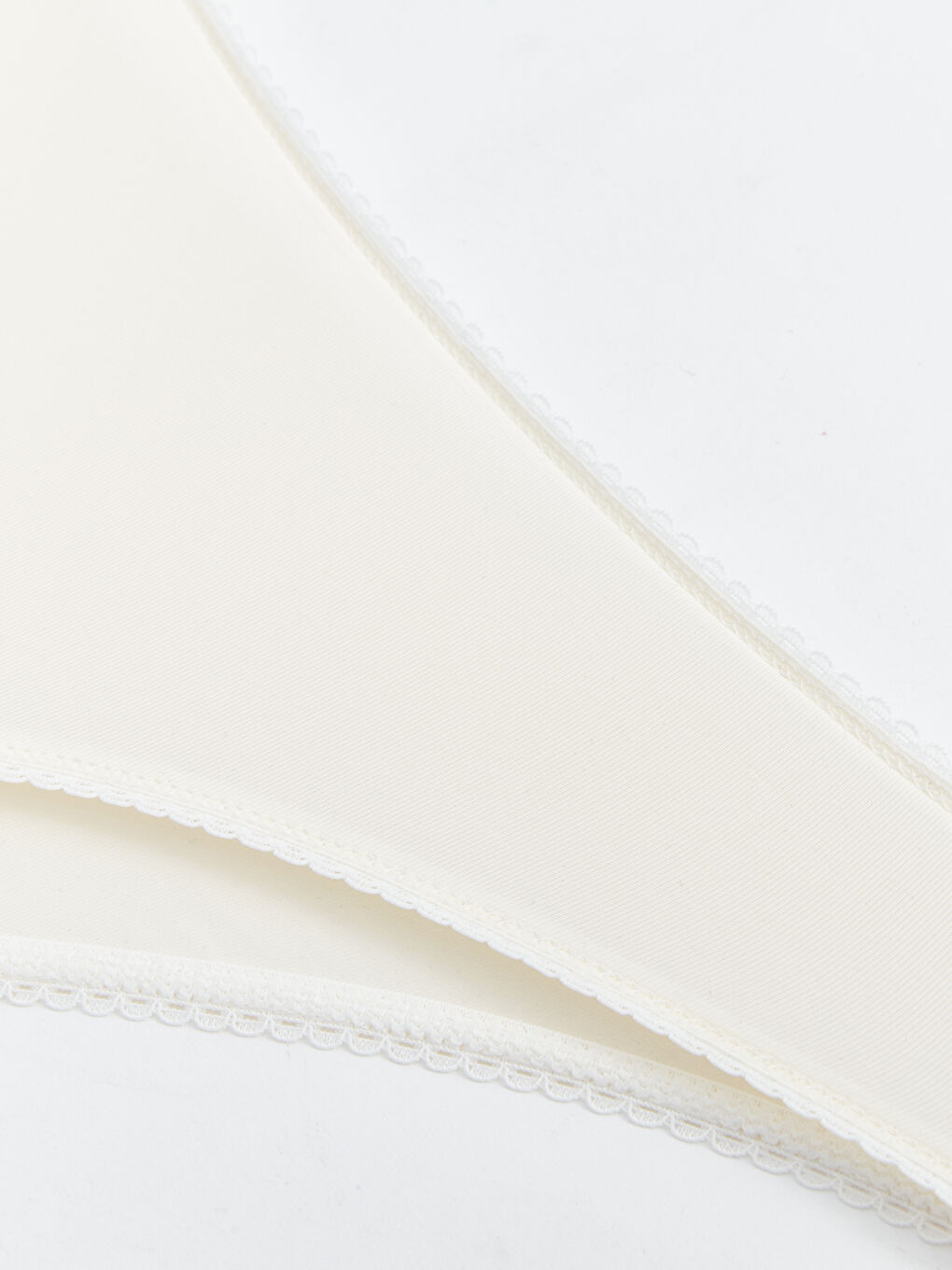 Ekru Düz Brazilian Külot-2