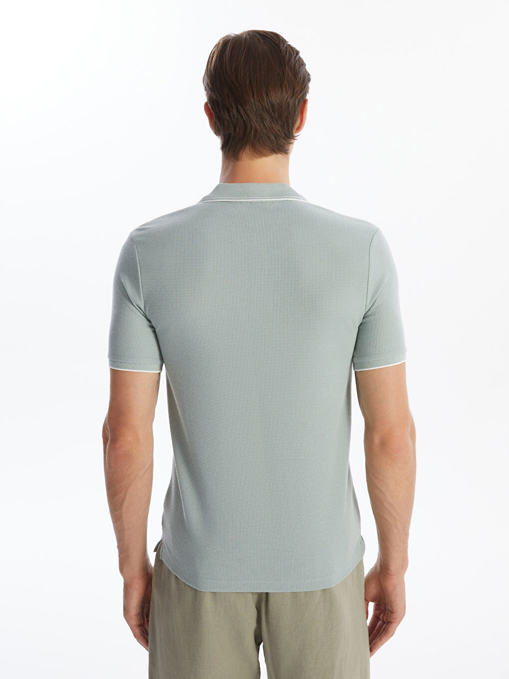 LCW Vision Polo Neck Short Sleeve Men's T-Shirt -S4MG53Z8-F0S