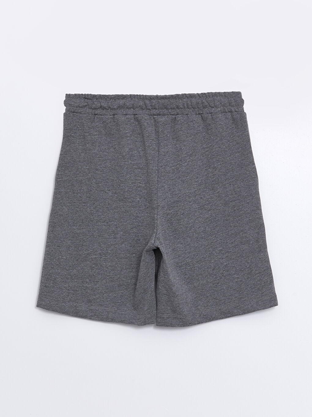 Antrasit Beli Lastikli Basic Erkek Çocuk Şort-1