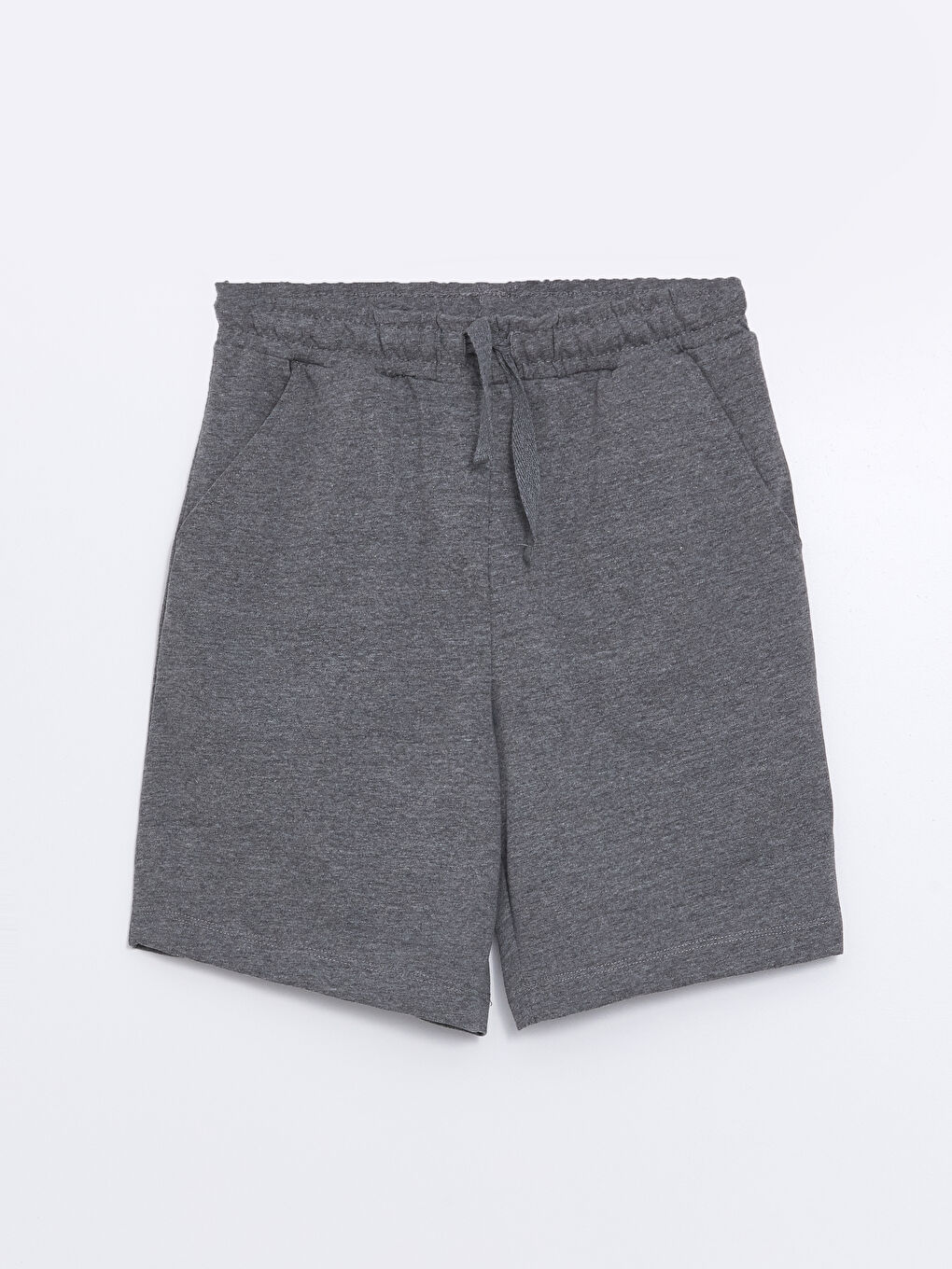 Antrasit Beli Lastikli Basic Erkek Çocuk Şort