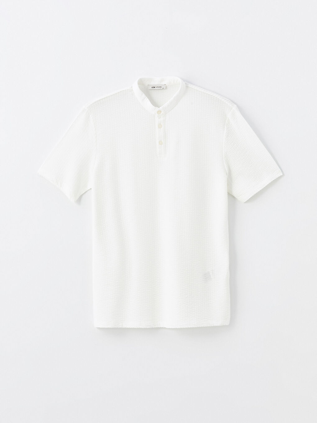 Grandad Collar Short Sleeve Men's T-Shirt -S4MG91Z8-R9J