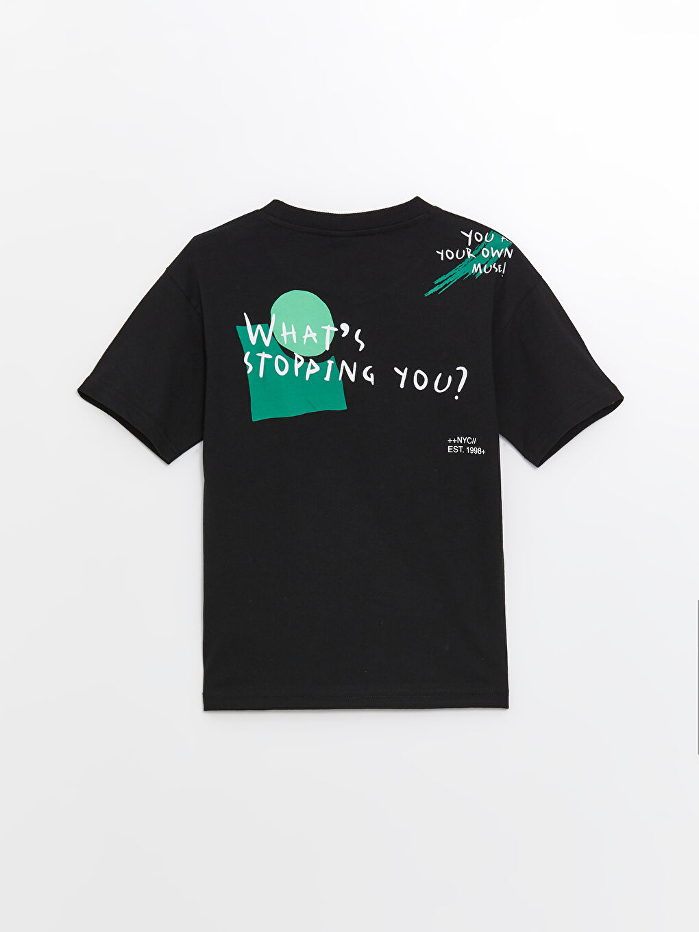 Crew Neck Oversize Boy's T-Shirt -S4MH47Z4-CVL
