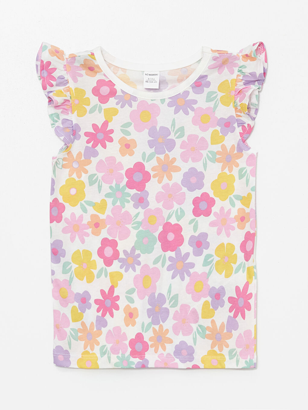 Crew Neck Short Sleeve Baby Girl T-Shirt 2 Pieces -S4MI93Z1-KLK