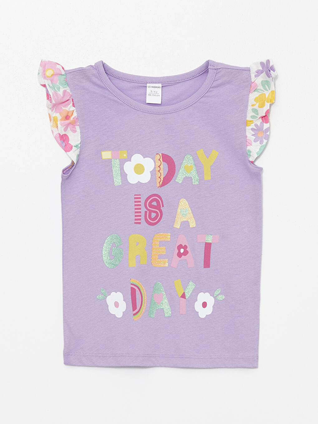 Crew Neck Short Sleeve Baby Girl T-Shirt 2 Pieces -S4MI93Z1-KLK